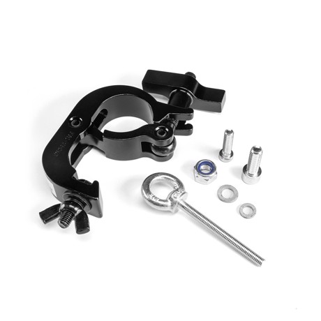 RIGGATEC 400205801 - LD Systems Installation Kit with Half Clamp up to 250 kg (48 - 51 mm) + Mounting Accessories
