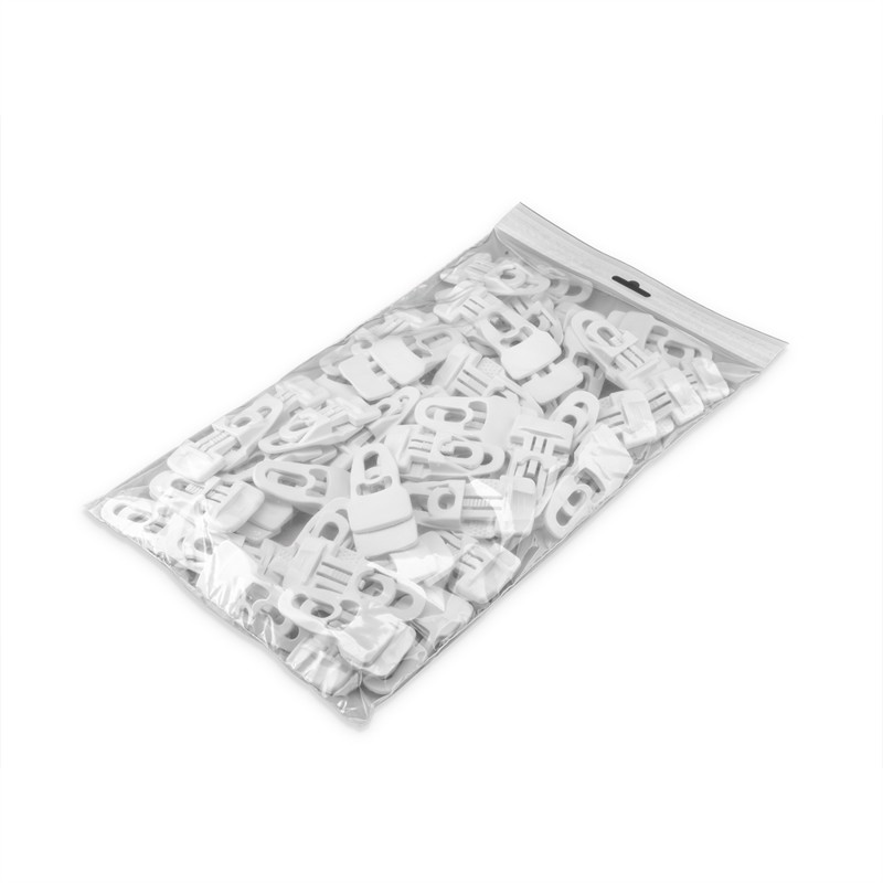 Adam Hall Accessories MIDI CLIP WHI M50 AH - Bag Article Midi Clip for Molton white ( 50 Pcs. )