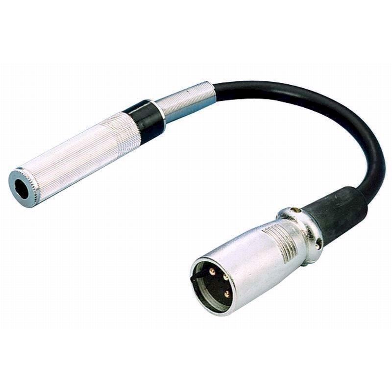 XLR-jack kabel 15cm - MCA-15/2 - IMG STAGE LINE