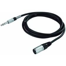 Jack-XLR kabel 6m - MEL-602/SW - IMG STAGE LINE