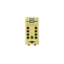 Omnitronic Gnome-202P. Mini Mixer m. Bluetooth & Mp3. Guld