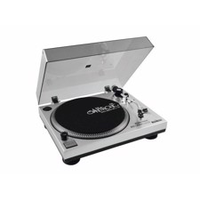 Omnitronic BD-1380. Begynder DJ pladespiller m. USB. Sølv