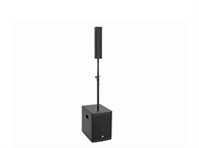 OMNITRONIC ROD-1043 Mobil søjle PA-system med DSP, mixer, stereo Bluetooth-forbindelse, 350 W RMS-system