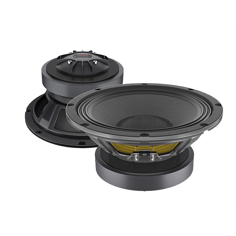 LAVOCE CSF082.00K 8" Coaxial Speaker, Ferrite, Steel Basked