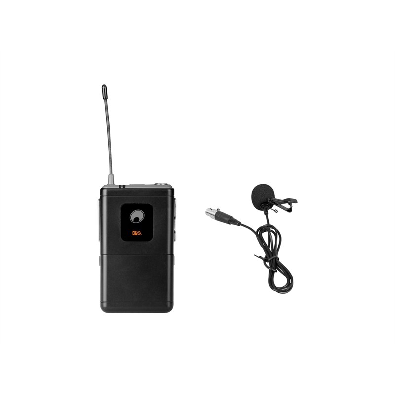 OMNITRONIC UHF-E Series Bodypack 826.1MHz + Lavalier Microphone