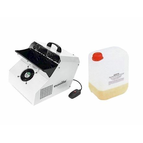 Eurolite sæt: SD-201 DMX Bubble machine + bubble concentrate for