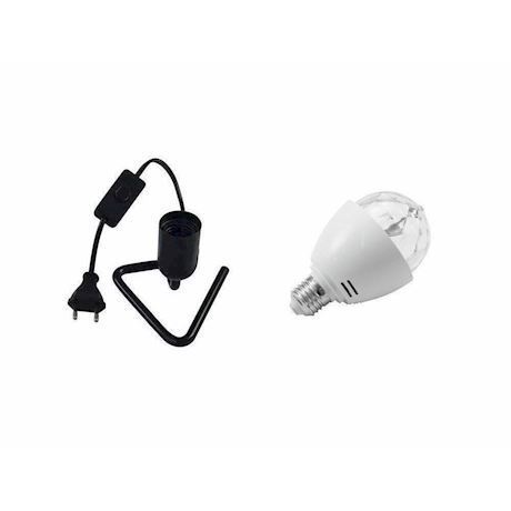 Eurolite sæt: LED BC-1 RGB + Triangle base black