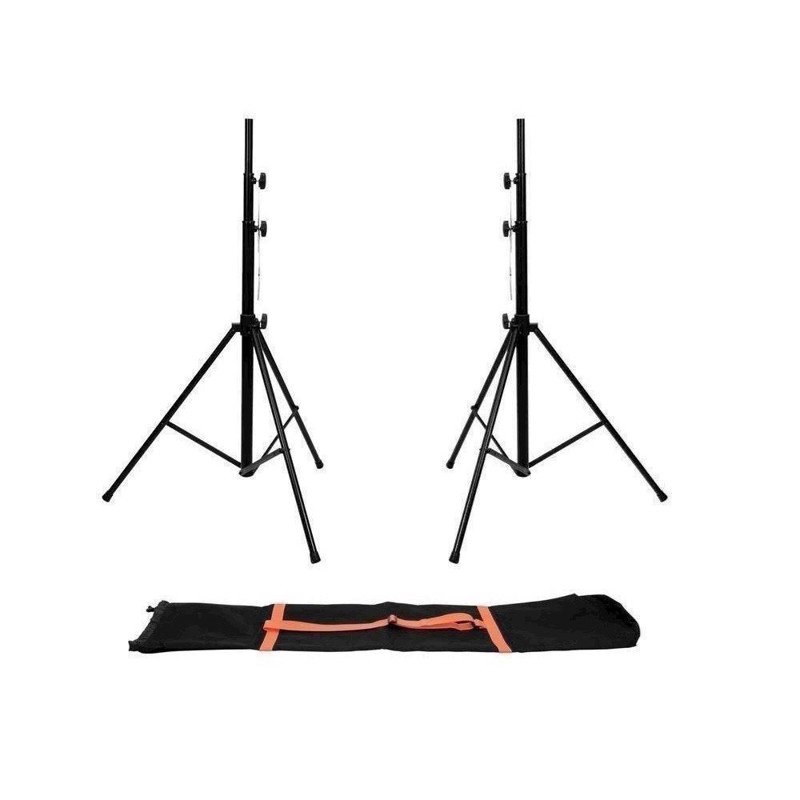 Sæt med 2 lysstativer + taske. Max. 315 cm. Max. 30 kg. Eurolite LS-1