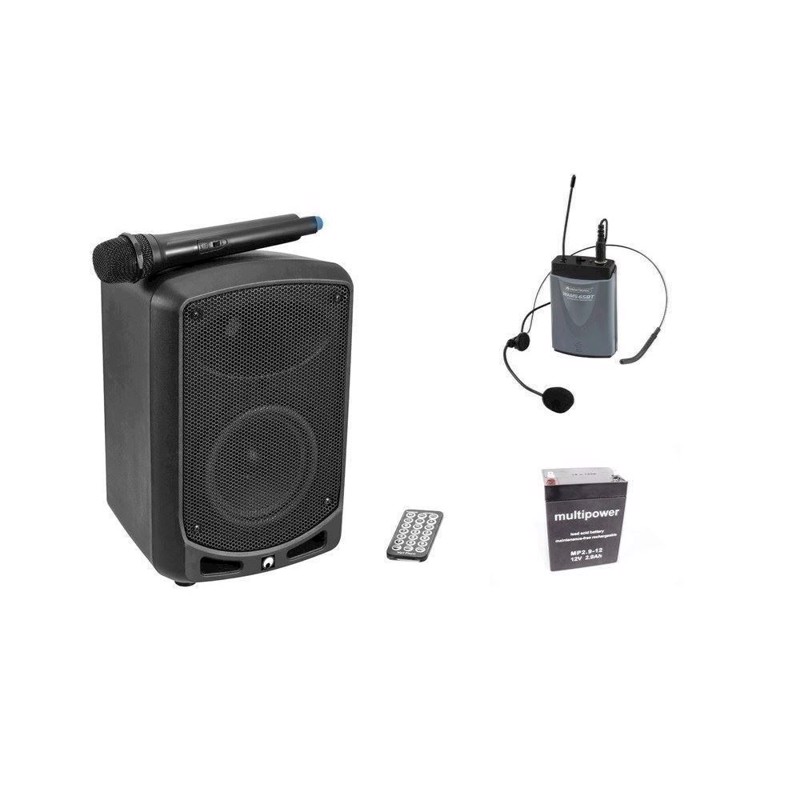 OMNITRONIC Set WAMS-65BT + Bodypack transmitter incl headset + B