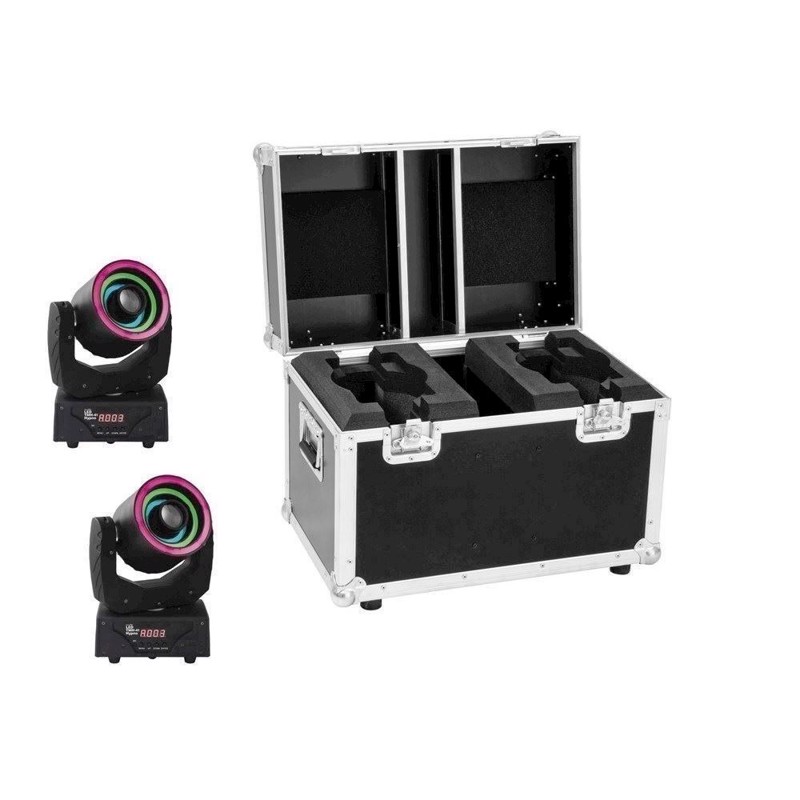 Eurolite sæt: LED TMH-41 Hypno Moving-Head Spot + Case
