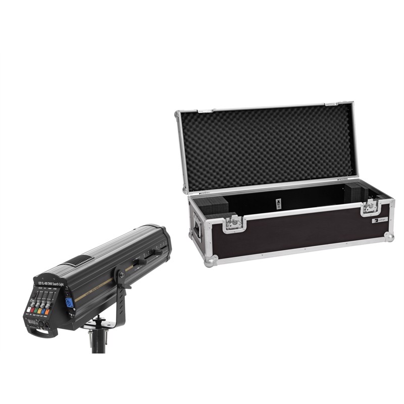 Eurolite sæt: LED SL-400 DMX Search Light + Case