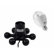 Eurolite sæt LED BC-1 Disco effekt lys med RGB + Hexopus base sort