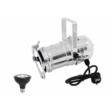 Eurolite sæt: PAR-30 Spot sil+ PAR-30 230V COB 12W E-27 LED 1800-3000K dim2warm