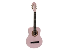 Spansk guitar til børn. Pink.<br>Dimavery AC-303. Str. 3/4