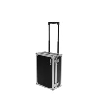 Flightcase trolley kuffert <br>Skillerum. Sort. 55 x 38 x 26 cm.