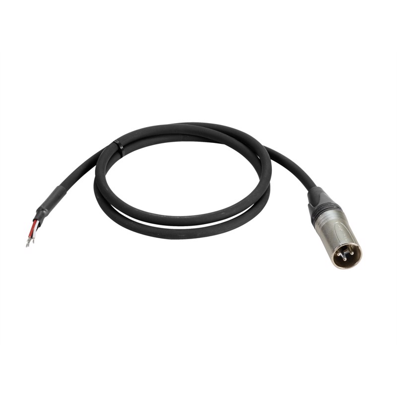 PSSO DMX cable XLR 3pol male/cable wires