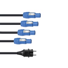 Eurolite P-Con power cable 1-4, 3x2,5mm²