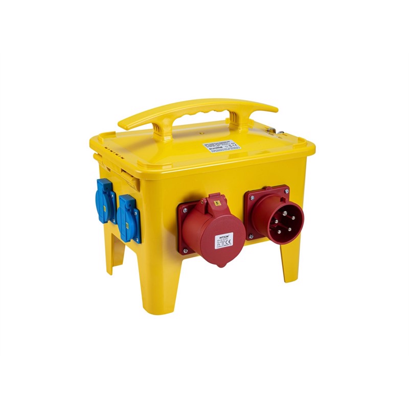 Eurolite SBPO-3240B Strøm boks med 32A CEE ind og 7 udtag