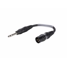 SOMMER CABLE Adaptercable XLR(M)/Jack stereo 0.15m bk