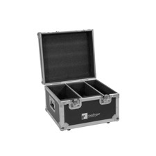 Flightcase til 2x LED PLL-384 (51x47x25 cm) med 2 skiller rum