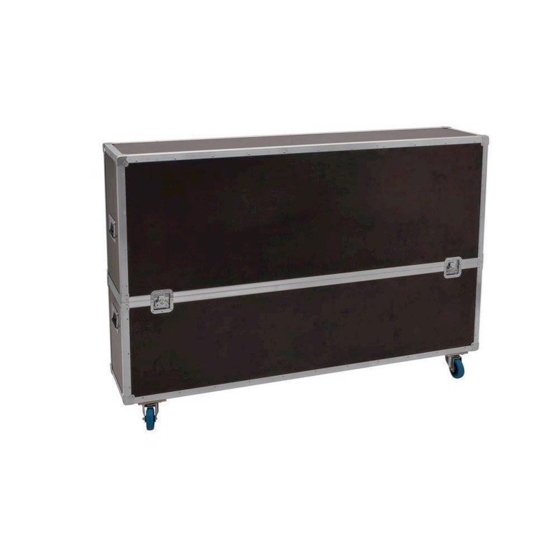 Flightcase til 2 x LCD skærm Justerbar til max. 70"