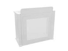 OMNITRONIC BOOZ Event Stand white, Sammenklappeligt DJ-bord (1,1 m)