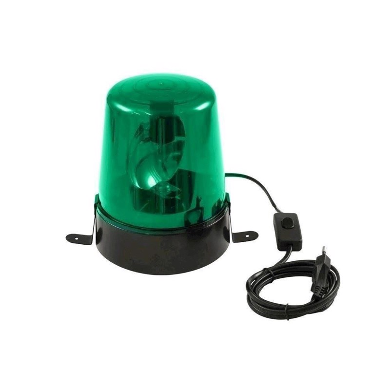 Eurolite LED politiblink. 230 Volt. Grøn
