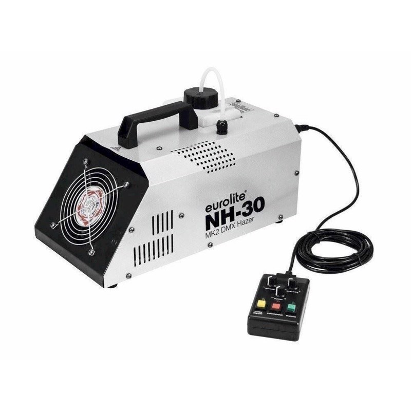 Eurolite NH-30 MK2 DMX Hazer, Trådløs remote medfølger
