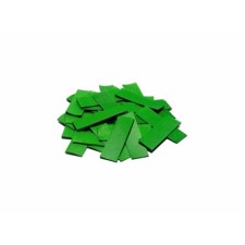 TCM Papir konfetti. Rektangulær. 55x18 mm. Mørkegrøn. 1 Kg.