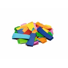 TCM Papir konfetti. Rektangulær. 55x18 mm. Flerfarvet. 1 Kg.