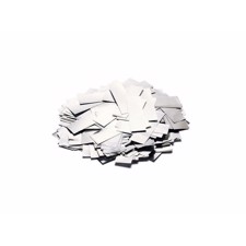 TCM Metallic konfetti. Rektangulær. 55x18 mm. Sølv. 1 Kg.