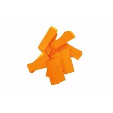 TCM Papir konfetti. Rektangulær. 55x18 mm. Neon-orange. UV aktiv. 1 Kg.
