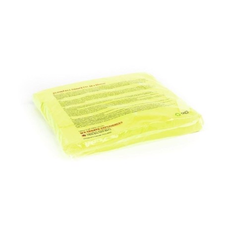 TCM Papir konfetti. Rektangulær. 55x18 mm. Neon-gul. UV aktiv. 1 Kg.