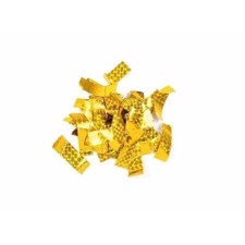 TCM Metallic konfetti. Rektangulær. 55x18 mm. Guld med lasereffekt. 1 Kg.