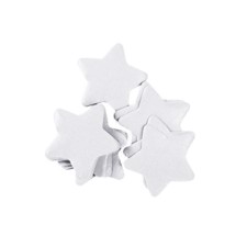 TCM Metallic konfetti stjerner. 55x55 mm. Sølv. 1 Kg.
