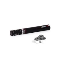 TCM FX Konfettirør. Håndholdt med streamers. 50 cm. Sølv