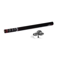 TCM FX Konfettirør. Håndholdt med streamers. 80 cm. Sølv