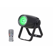 Eurolite RGBW pinspot med remote. 10 Watt