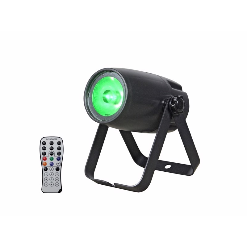 Eurolite RGBW pinspot med remote. 10 Watt