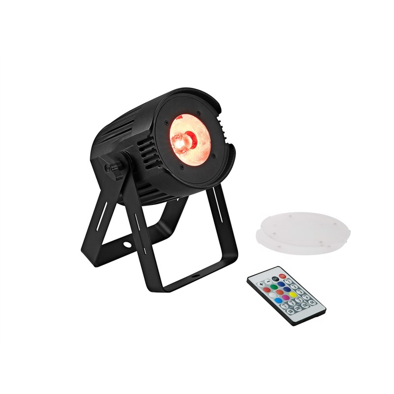Eurolite RGBW pinspot med remote. 40 Watt