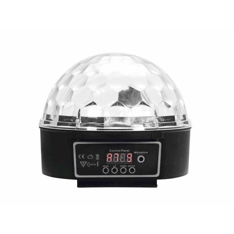 Eurolite LED BC-6 Kompakt spejlkugleeffekt med RGBWA & DMX