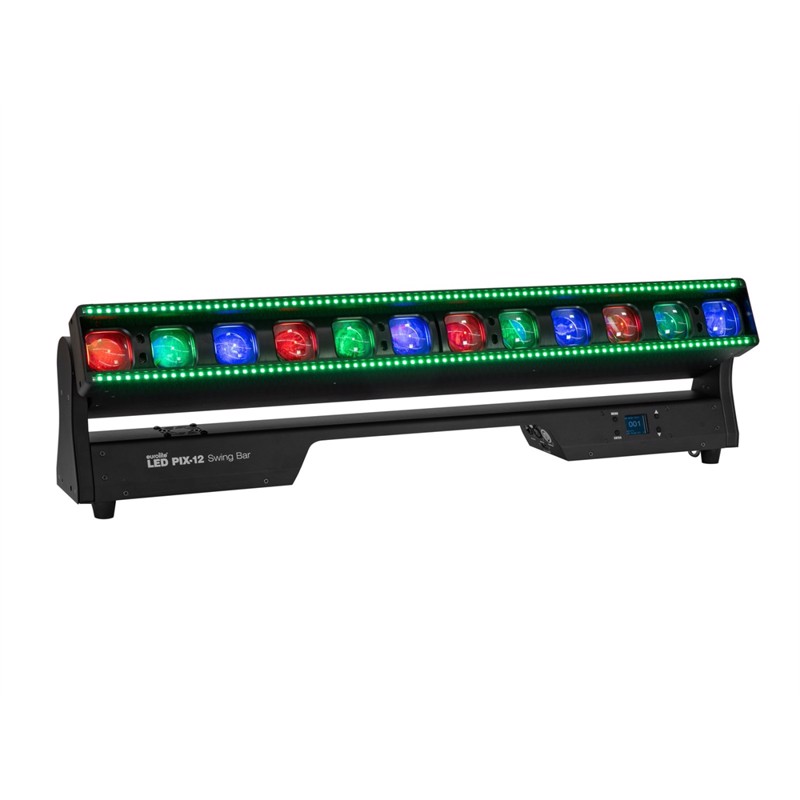Eurolite LED PIX-12 Motoriseret QCL Zoom Bar, 12 x 40 W 4i1 QCL RGBW