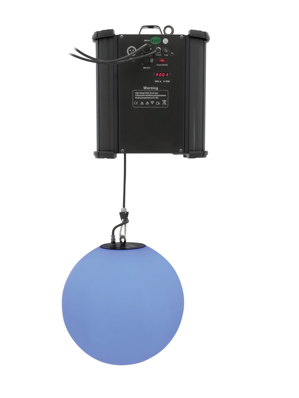 Bliver til dødbringende Besøg bedsteforældre Køb Eurolite LED Space Ball 35 MK3 + HST-200 hos Disconetto.dk