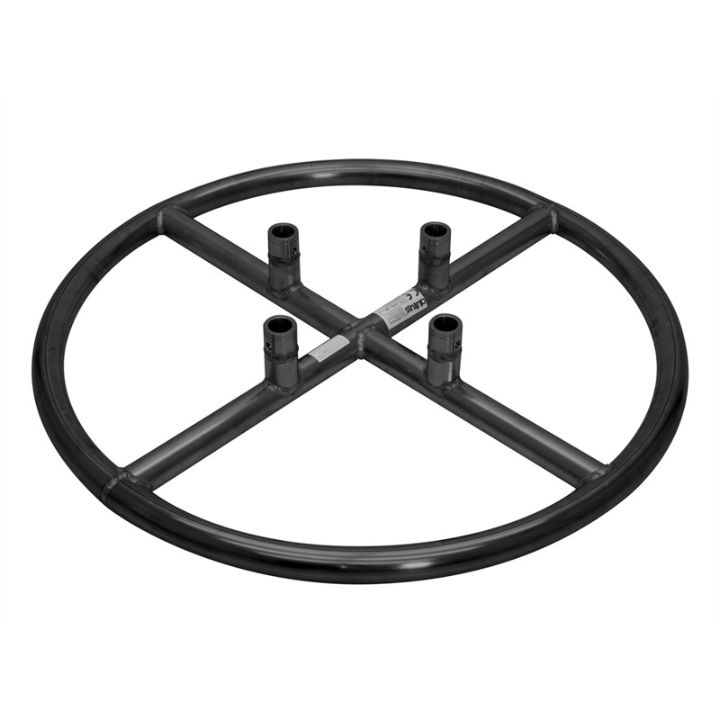 Alutruss S6082. Sort cirkel krone. Ø 1 meter