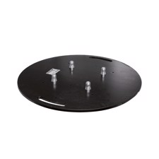 Alutruss Steel Base Plate round type AM bk