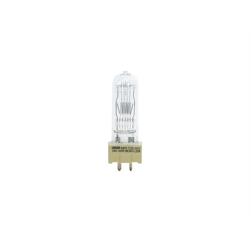 Pære OSRAM T25 500W  240V GY-9.5 300h 64670 