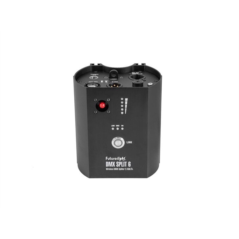 FUTURELIGHT DMX Split 6 Splitter CRMX og trådløs DMX-modtager (2,4 GHz) 