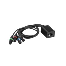 DMX Adapter/ splitter. 3 pol XLR hun - RJ45. Eurolite DNK-2