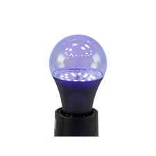 UV LED kronepære. 10 Watt. E-27. Type A60