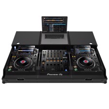Flightcase til 2 x CDJ-3000 og 1 x DJM-900NXS2. Med udtrækshylde